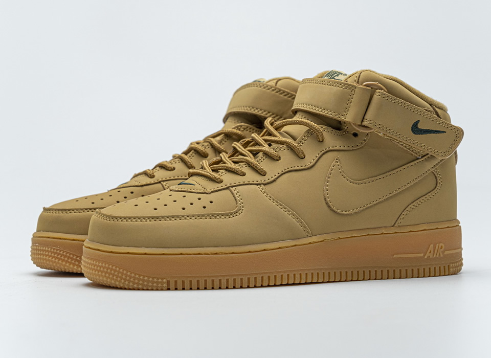 Nike Air Force 1 Mid 07 Prm Qs Flax 715889 200 4 - www.kickbulk.cc