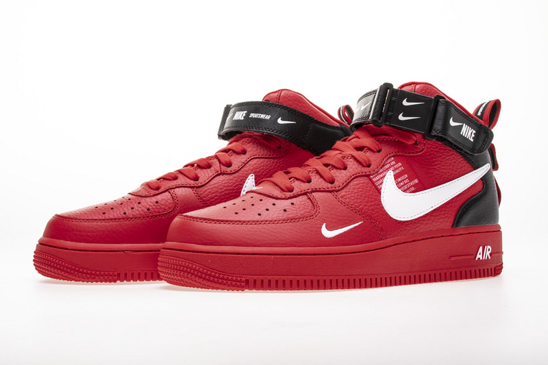 Nike Air Force 1 Low 07 Lv8 Red 804609 605 4 - www.kickbulk.cc