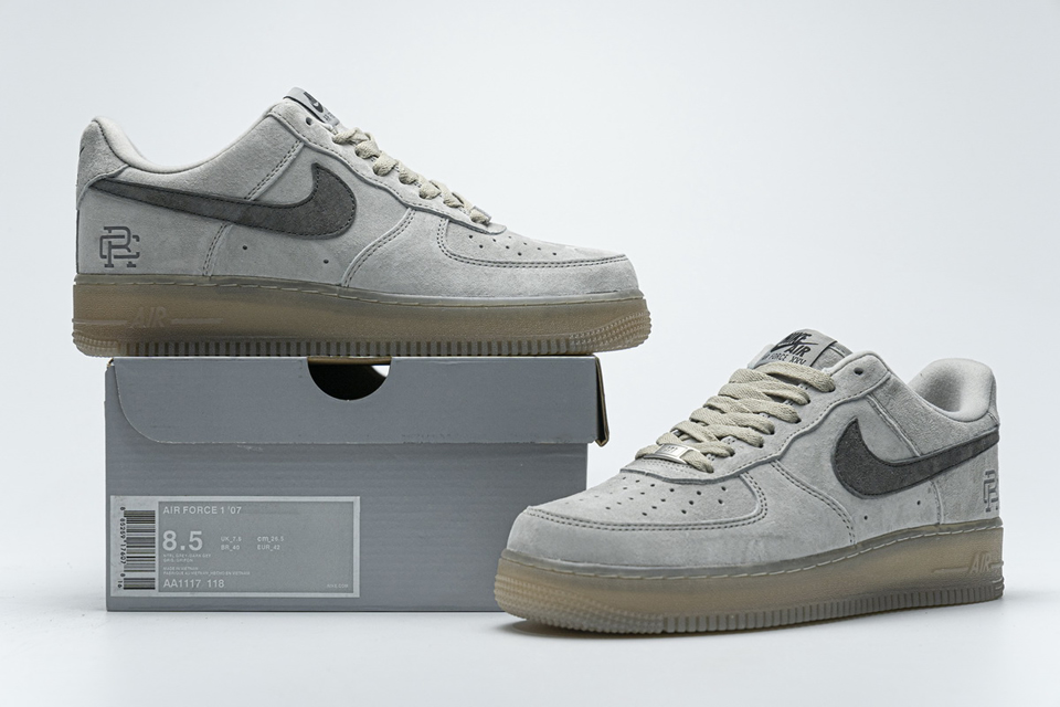 Reigning Champ Nike Air Force 1 Low Suede Light Grey Aa1117 118 3 - www.kickbulk.cc