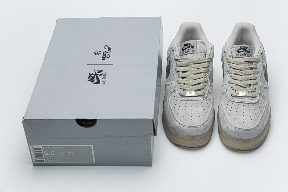 Reigning Champ Nike Air Force 1 Low Suede Light Grey Aa1117 118 6 - www.kickbulk.cc