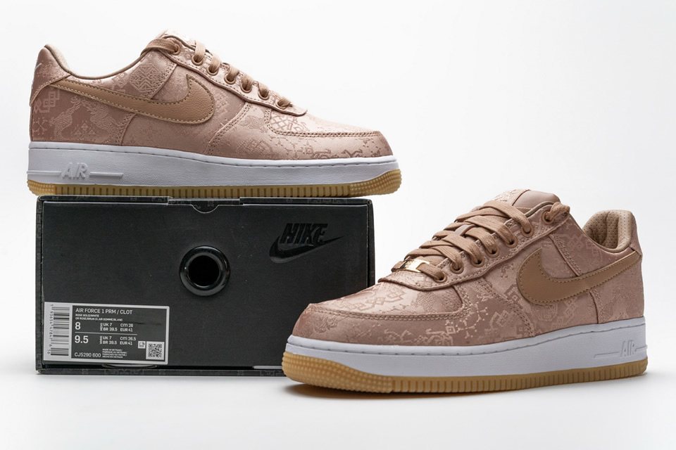 Clot Nike Air Force 1 Low Rose Gold Cj5290 600 3 - www.kickbulk.cc