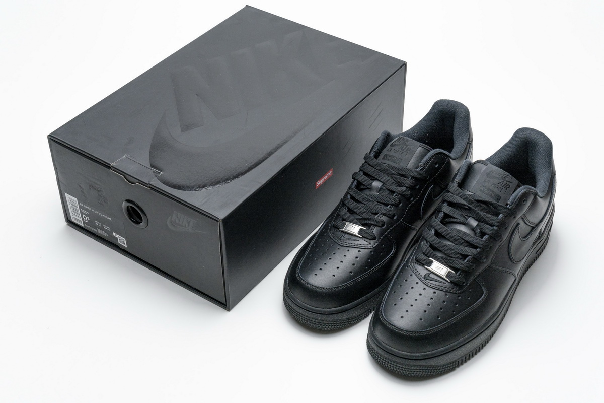 Supreme X Nike Air Force 1 Low Box Logo Black Cu9225 001 15 - www.kickbulk.cc