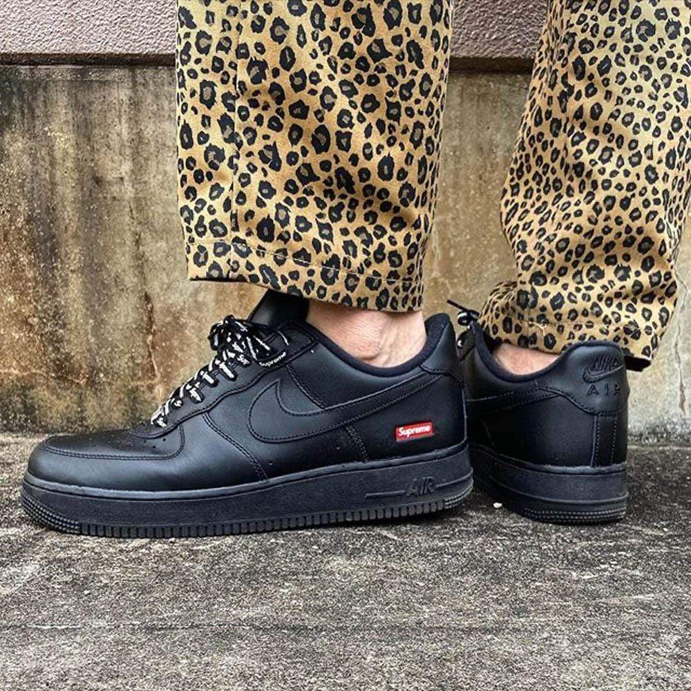 Supreme X Nike Air Force 1 Low Box Logo Black Cu9225 001 6 - www.kickbulk.cc