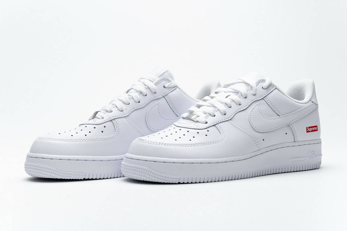 Supreme X Nike Air Force 1 Low Box Logo White Cu9225 100 14 - www.kickbulk.cc