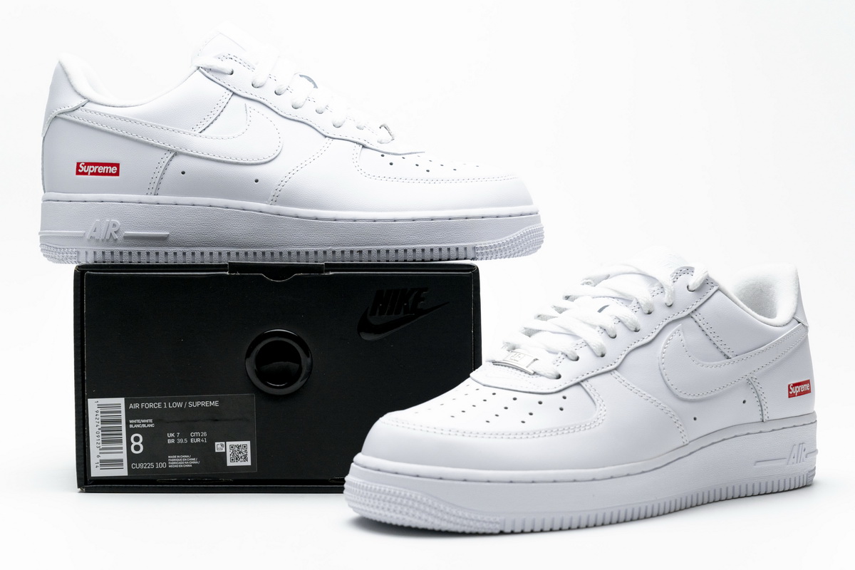 Supreme X Nike Air Force 1 Low Box Logo White Cu9225 100 17 - www.kickbulk.cc