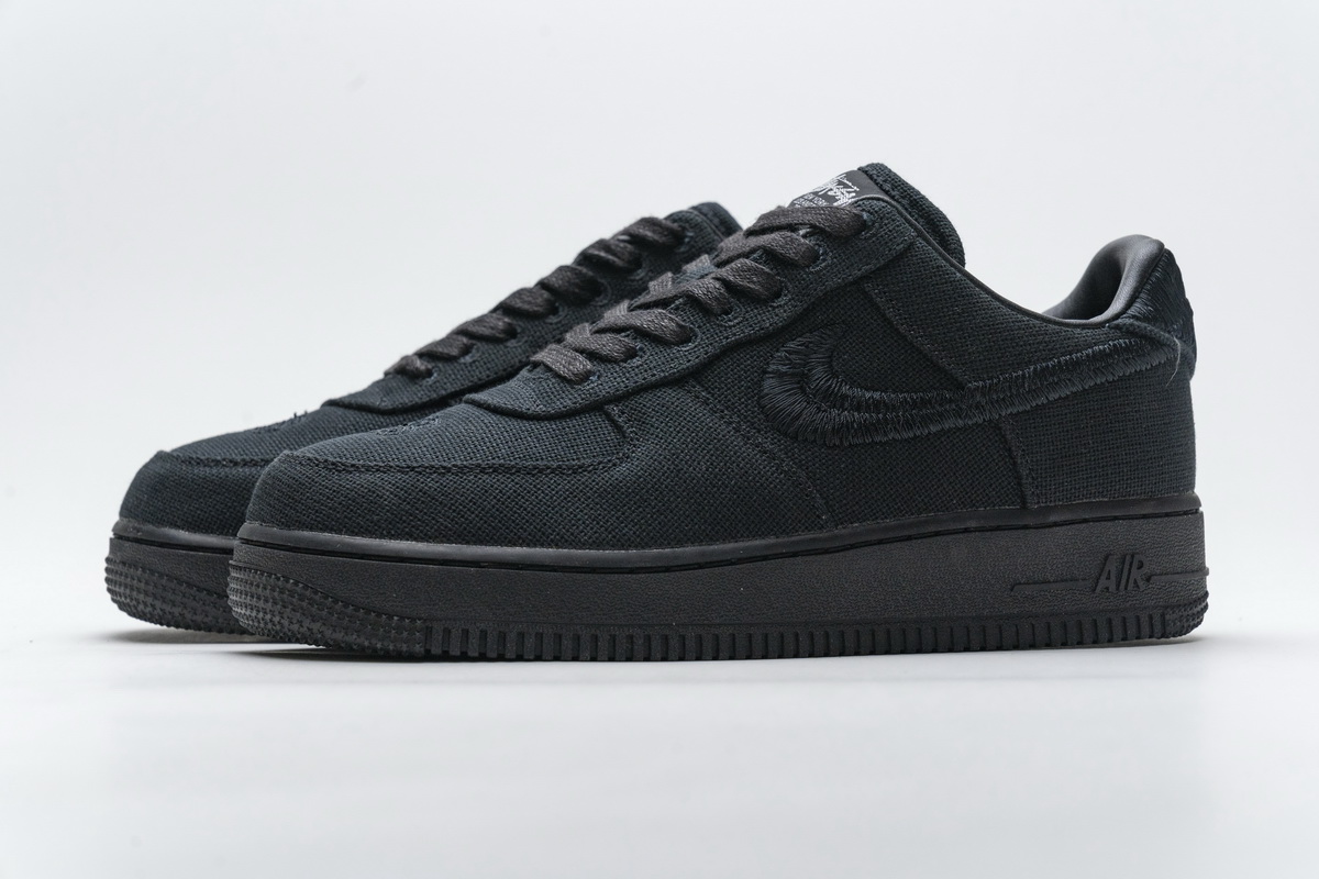 Cz9084 001 Stussy X Nike Air Force 1 Low Black 3 - www.kickbulk.cc