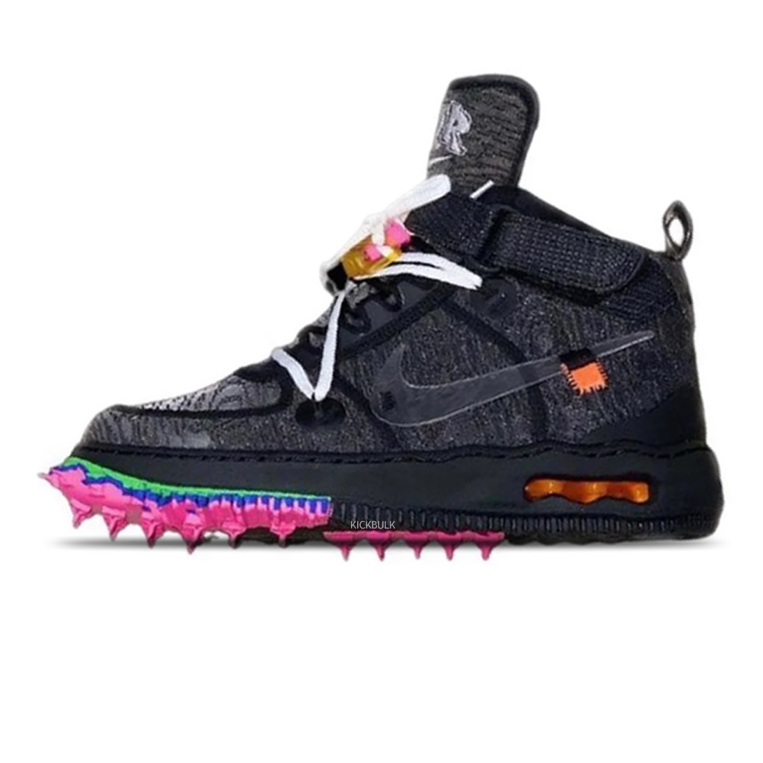 Off White Nike Air Force 1 Mid Black Do6290 001 1 - www.kickbulk.cc