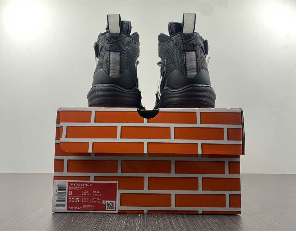 Off White Nike Air Force 1 Mid Black Do6290 001 10 - www.kickbulk.cc