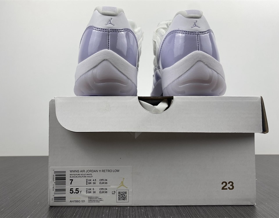 Air Jordan 11 Low Pure Violet Ah7860 101 11 - www.kickbulk.cc