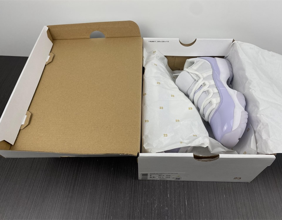 Air Jordan 11 Low Pure Violet Ah7860 101 12 - www.kickbulk.cc