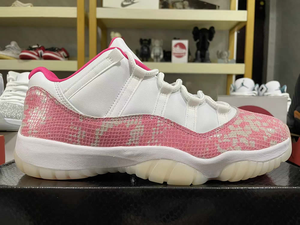 Air Jordan 11 Retro Low Pink Snakeskin Wmns Ah7860 106 11 - www.kickbulk.cc