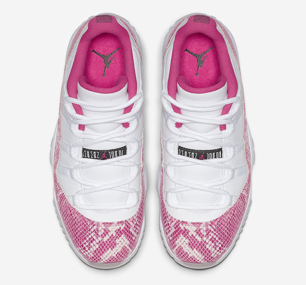 Air Jordan 11 Retro Low Pink Snakeskin Wmns Ah7860 106 2 - www.kickbulk.cc