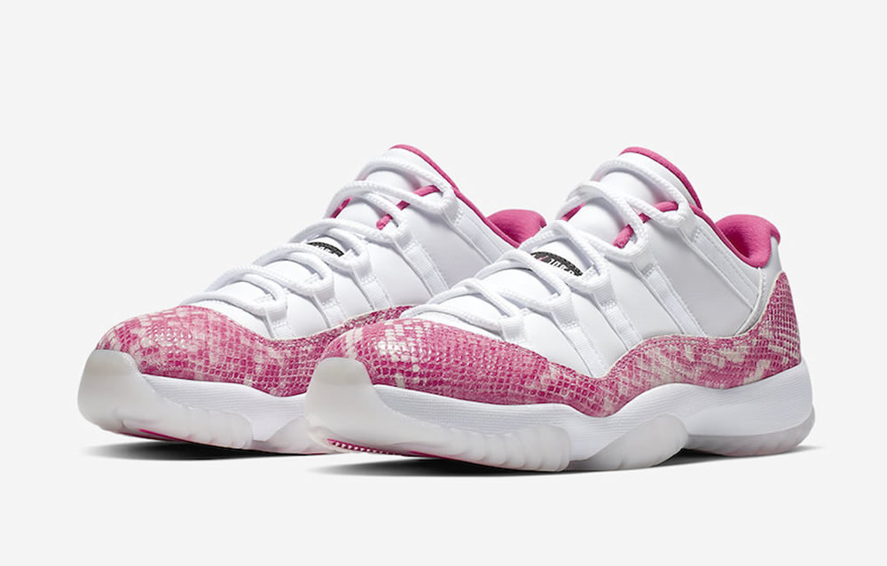 Air Jordan 11 Retro Low Pink Snakeskin Wmns Ah7860 106 3 - www.kickbulk.cc