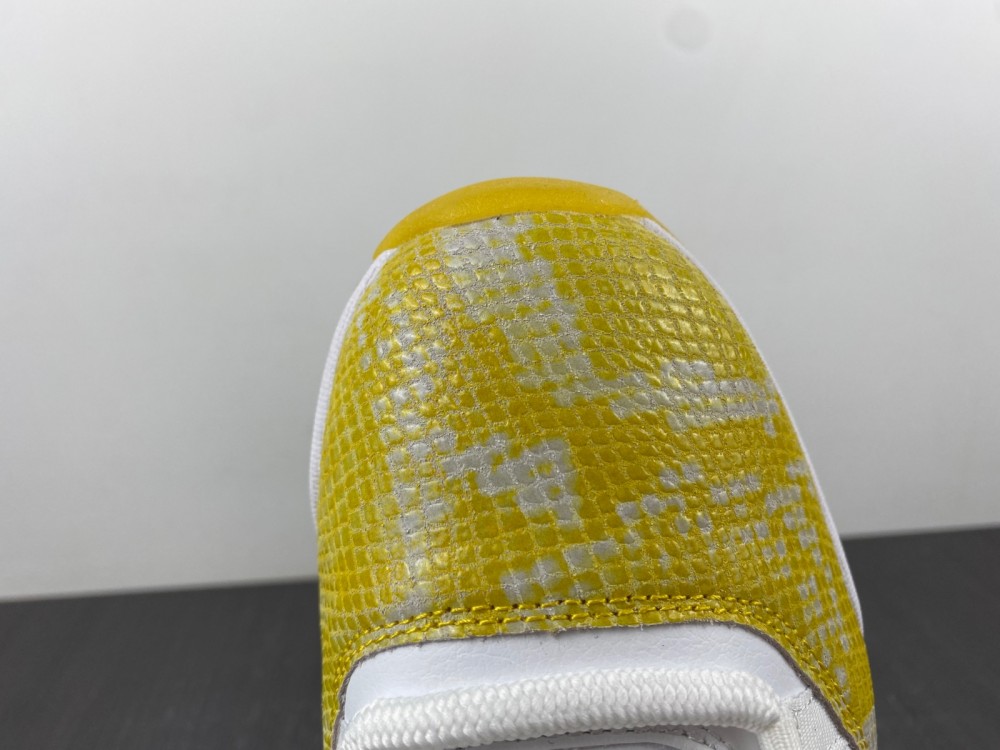 0 Air Jordan 11 Low Yellow Snakeskin Wmns Ah7860 107 11 - www.kickbulk.cc