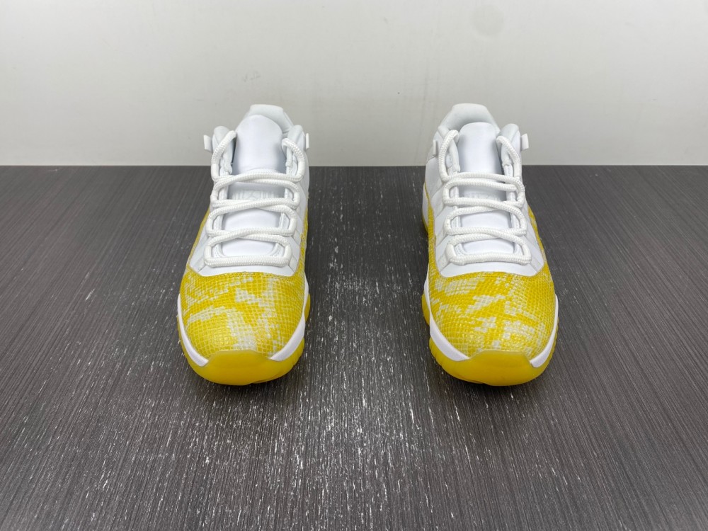 0 Air Jordan 11 Low Yellow Snakeskin Wmns Ah7860 107 3 - www.kickbulk.cc