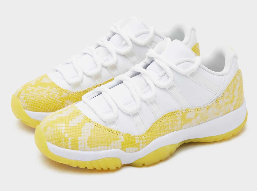 Air Jordan 11 Low Yellow Snakeskin Wmns Ah7860 107 4 - www.kickbulk.cc