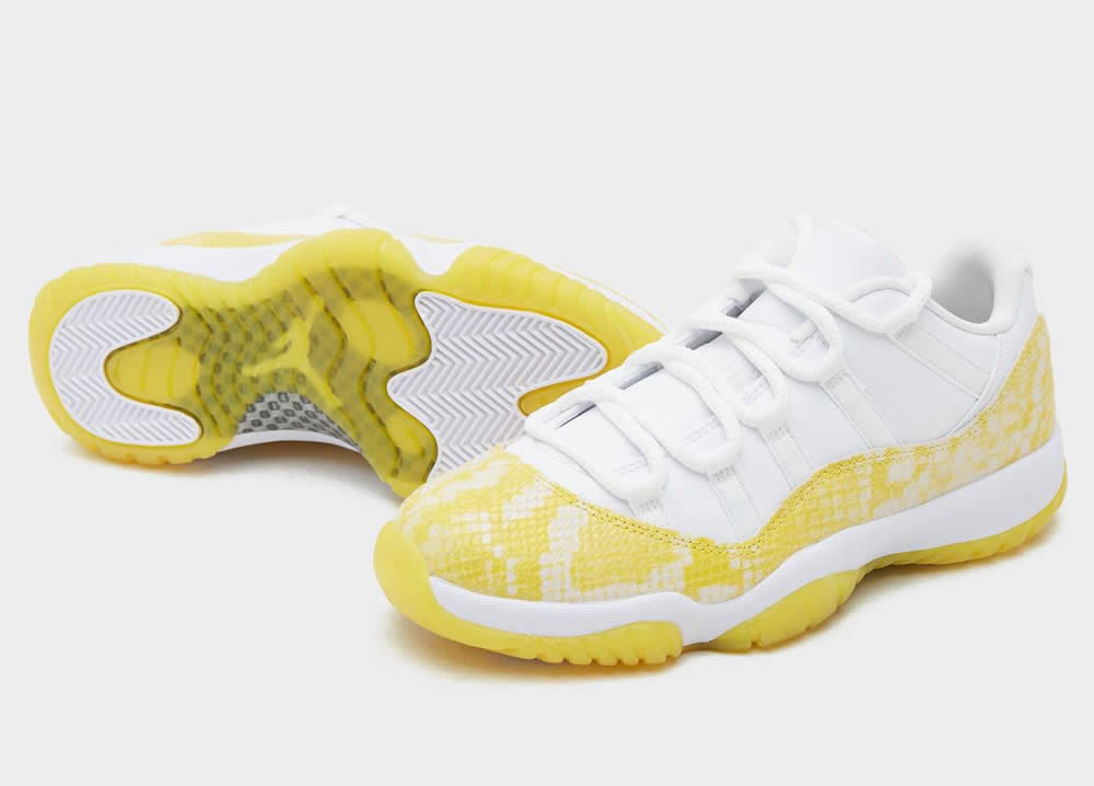 Air Jordan 11 Low Yellow Snakeskin Wmns Ah7860 107 5 - www.kickbulk.cc