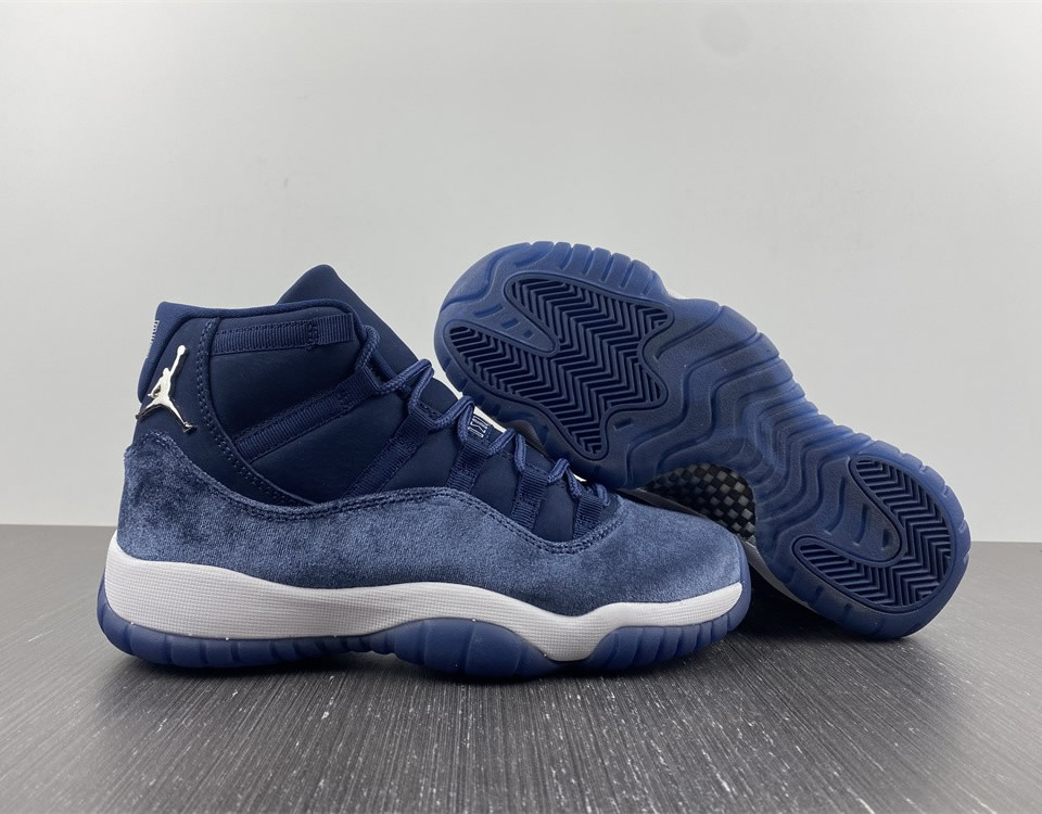 Air Jordan 11 Retro Navy Velvet Wmns Ar0715 441 3 - www.kickbulk.cc