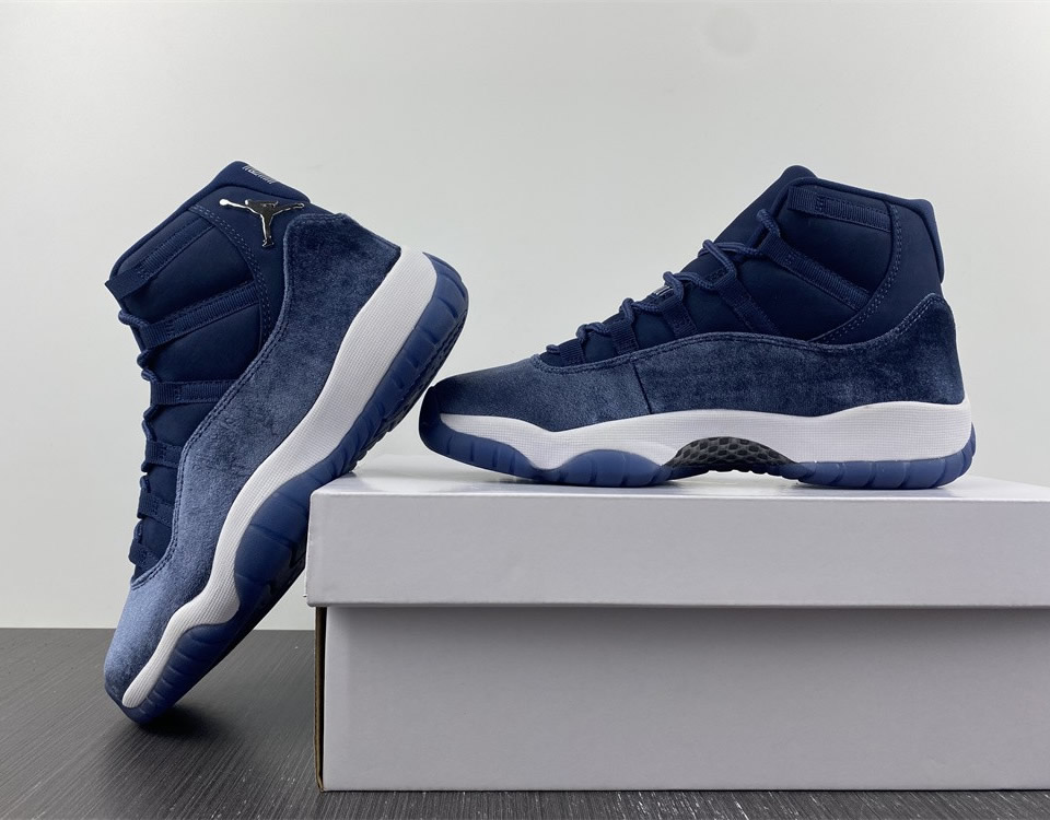 Air Jordan 11 Retro Navy Velvet Wmns Ar0715 441 8 - www.kickbulk.cc