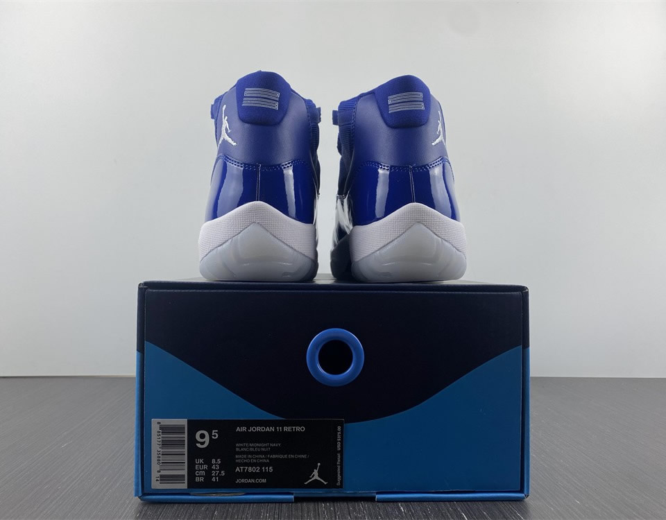 Air Jordan 11 Retro Midnight Navy White At7802 115 10 - www.kickbulk.cc