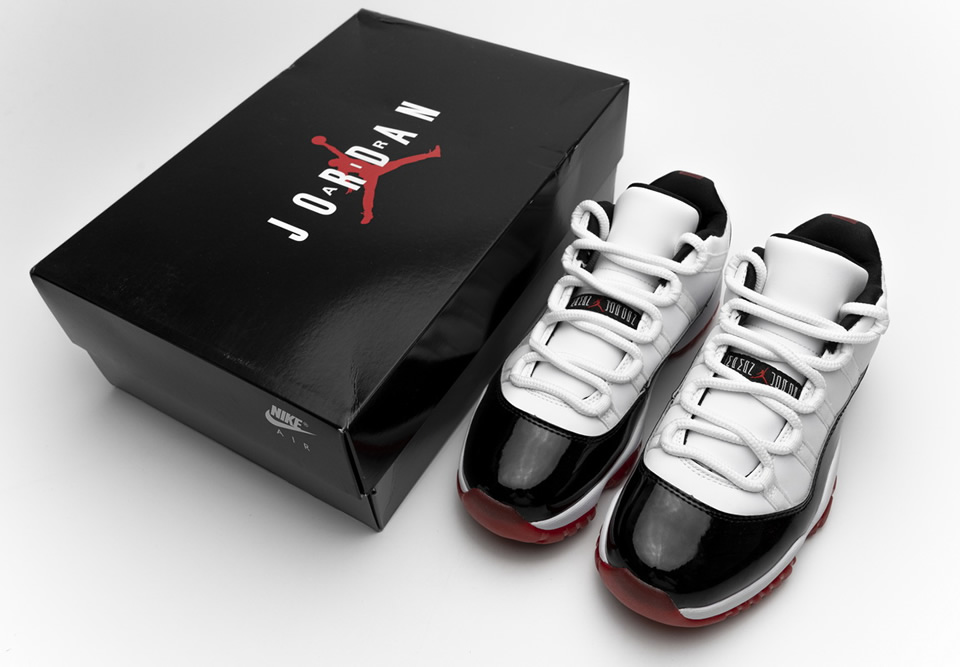 Nike Air Jordan 11 Low White Bred Av2187 160 10 - www.kickbulk.cc