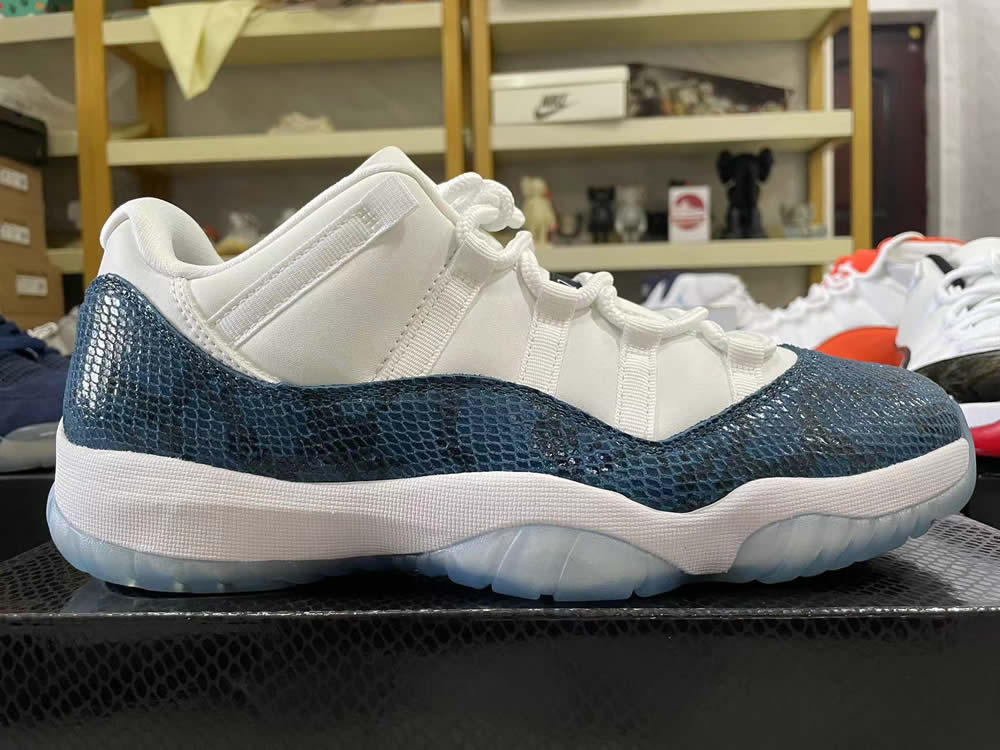 Air Jordan 11 Retro Low Navy Snakeskin 2019 Cd6846 102 11 - www.kickbulk.cc