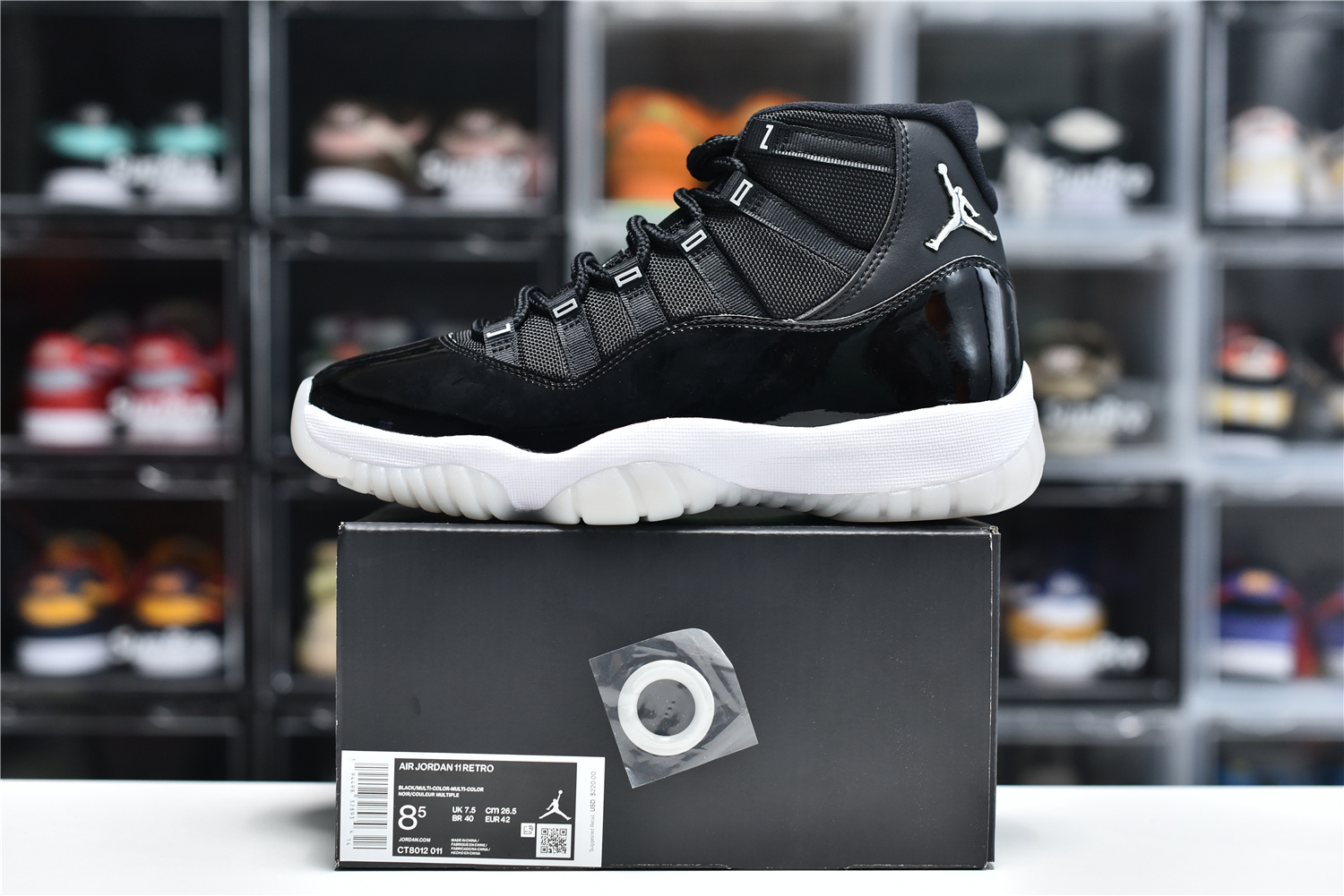 Air Jordan 11 Retro 25th Anniversary Black Metallic Silver Ct8012 011 12 - www.kickbulk.cc