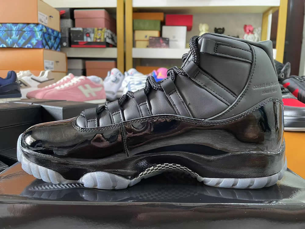 Comme Des Garçons Jordan 11 Retro Black Iv7639 001 7 - www.kickbulk.cc