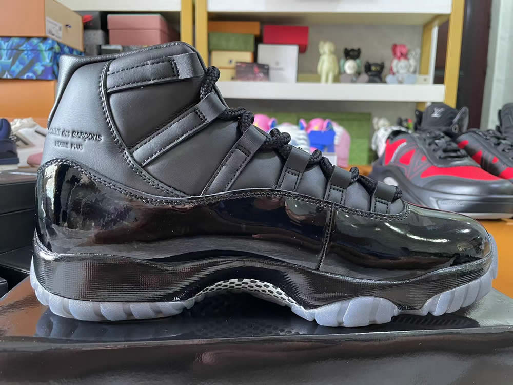 Comme Des Garçons Jordan 11 Retro Black Iv7639 001 9 - www.kickbulk.cc