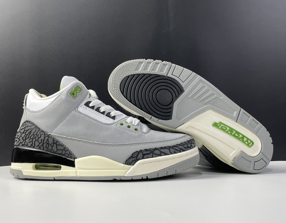 Nike Air Jordan 3 Retro Chlorophyll 136064 006 18 - www.kickbulk.cc