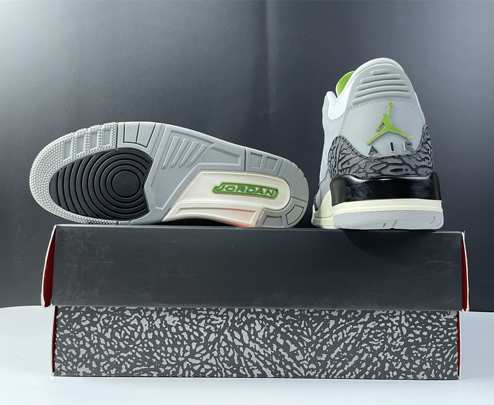 Nike Air Jordan 3 Retro Chlorophyll 136064 006 21 - www.kickbulk.cc
