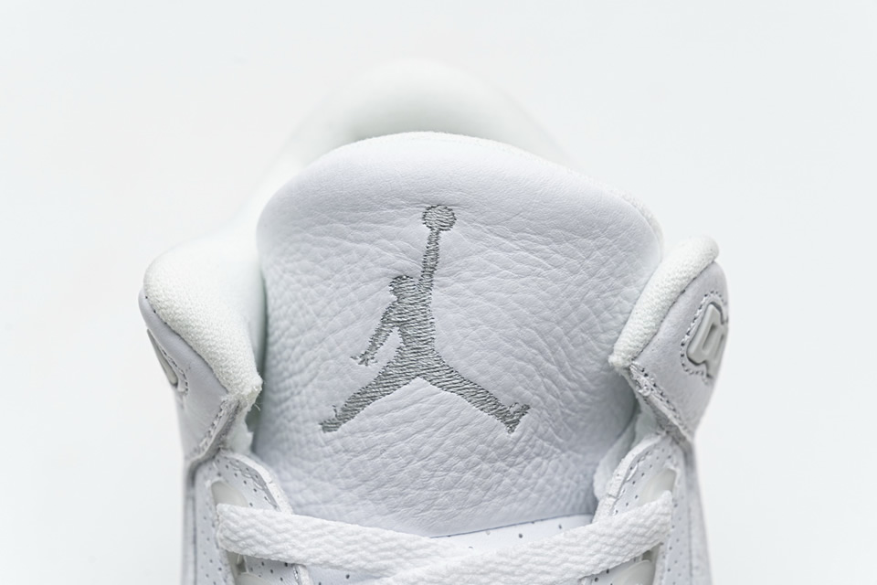 Nike Air Jordan 3 Retro Pure White 136064 111 10 - www.kickbulk.cc
