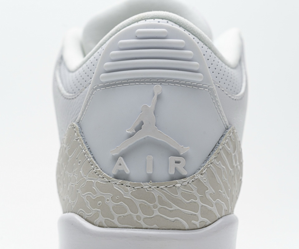 Nike Air Jordan 3 Retro Pure White 136064 111 16 - www.kickbulk.cc