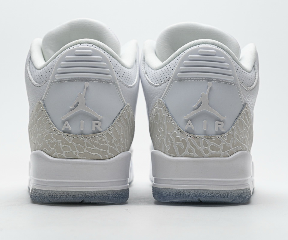 Nike Air Jordan 3 Retro Pure White 136064 111 7 - www.kickbulk.cc