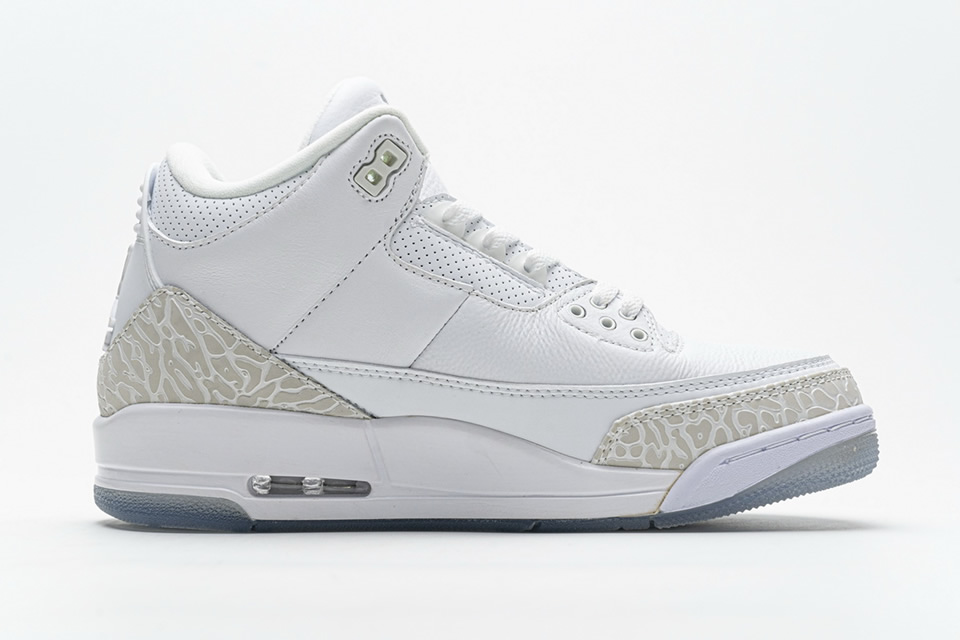 Nike Air Jordan 3 Retro Pure White 136064 111 8 - www.kickbulk.cc