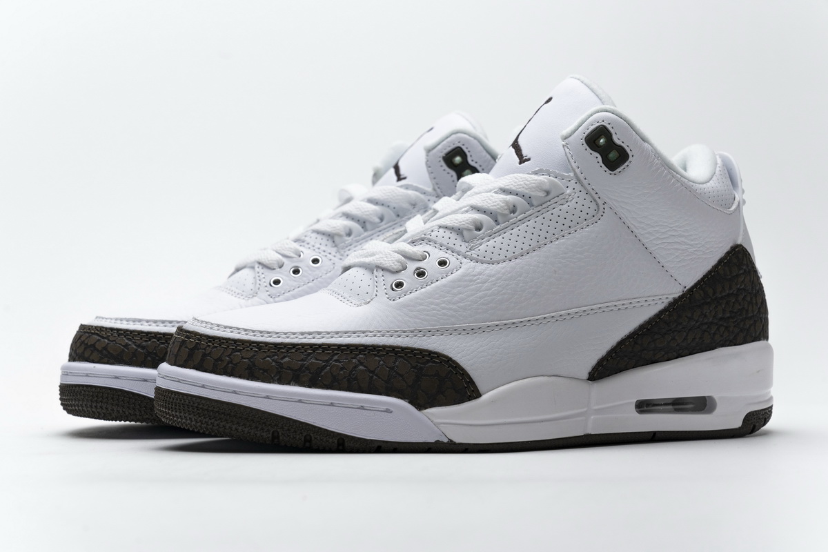 Nike Air Jordan 3 Mocha 2018 White Chrome Dark Brown 136064 122 3 - www.kickbulk.cc