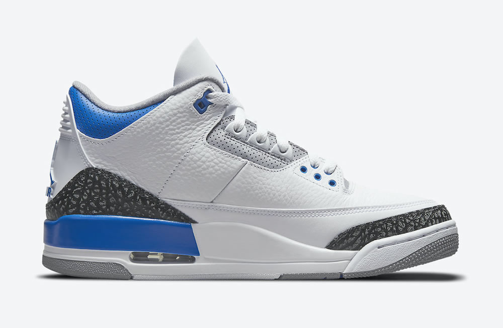 Air Jordan 3 Retro Gs Racer Blue 398614 145 5 - www.kickbulk.cc