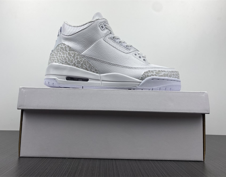 Air Jordan 3 Retro Ps Triple White 429487 111 10 - www.kickbulk.cc