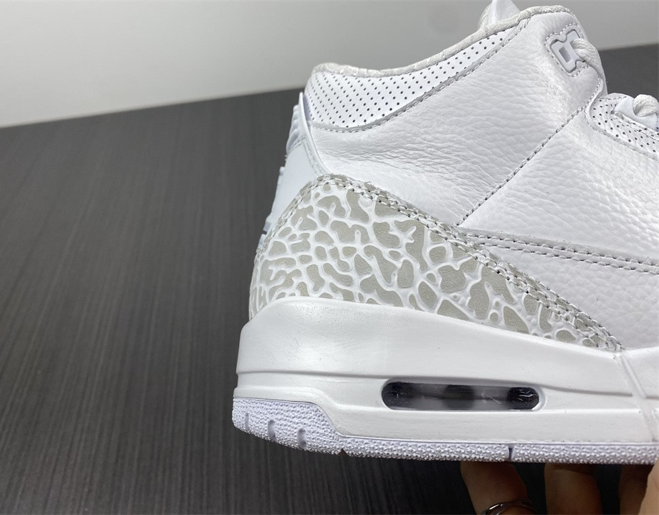 Air Jordan 3 Retro Ps Triple White 429487 111 11 - www.kickbulk.cc