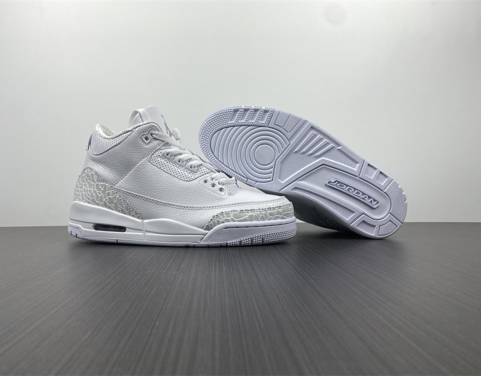 Air Jordan 3 Retro Ps Triple White 429487 111 4 - www.kickbulk.cc