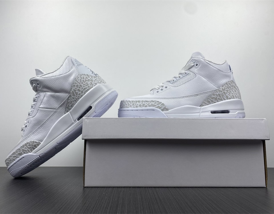 Air Jordan 3 Retro Ps Triple White 429487 111 6 - www.kickbulk.cc