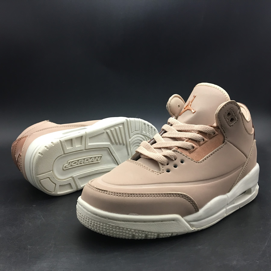 Nike Air Jordan 3 Particle Beige Se Rose Gold Womens Gs Size Ah7859 205 6 - www.kickbulk.cc