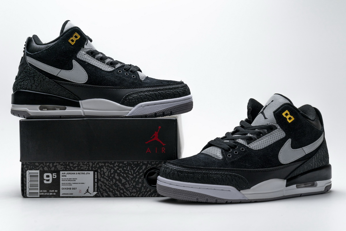 Nike Air Jordan 3 Tinker 2019 Black Cement On Feet Release Date Ck4348 007 8 - www.kickbulk.cc