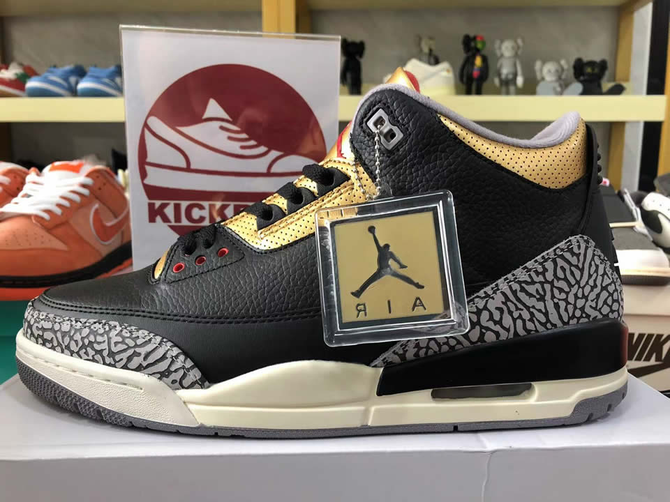 Air Jordan 3 Retro Black Gold Wmns 2022 Ck9246 067 7 - www.kickbulk.cc