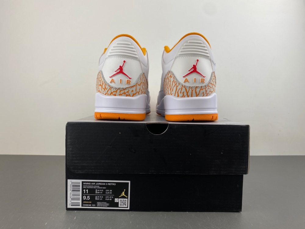 Air Jordan 3 Orange Citrus Wmns Ck9246 101 15 - www.kickbulk.cc