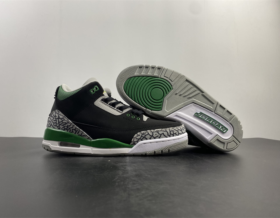 Air Jordan 3 Pine Green Ct8532 030 9 - www.kickbulk.cc