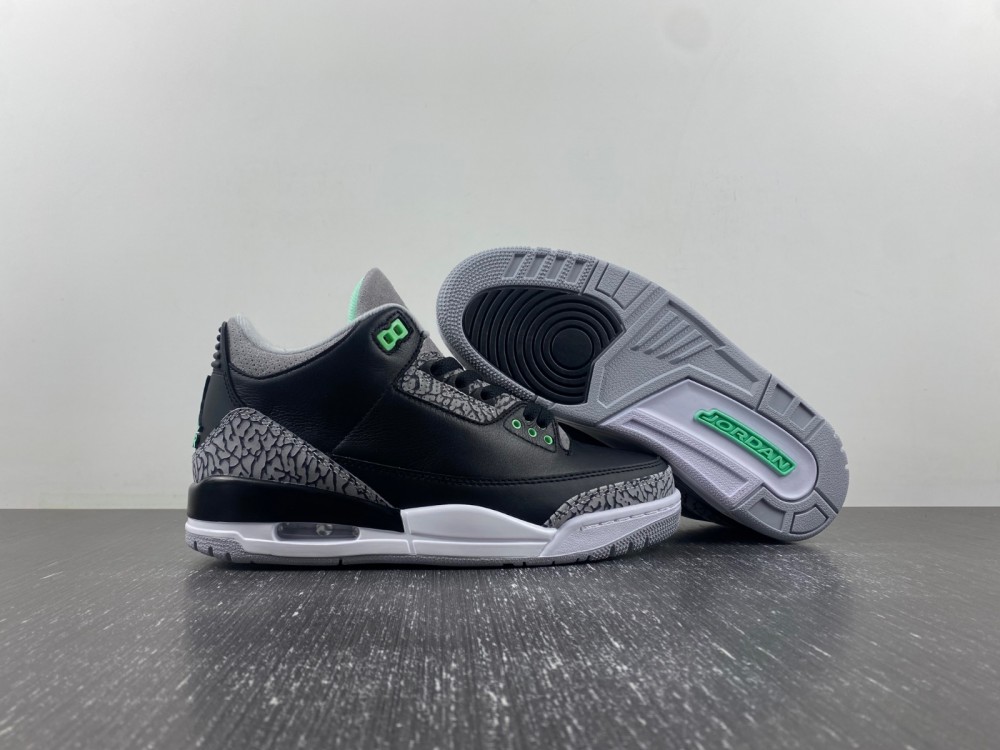 Air Jordan 3 Retro Green Glow Ct8532 031 4 - www.kickbulk.cc