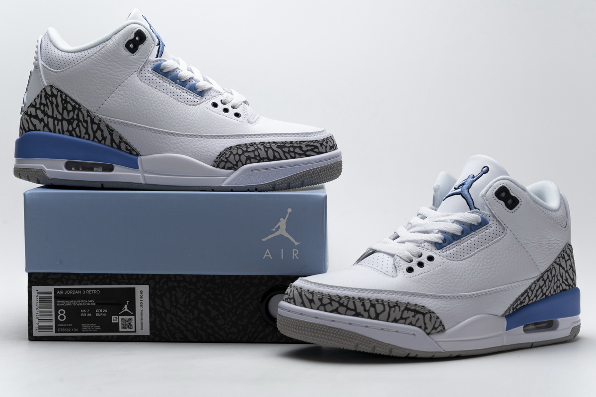 Nike Air Jordan 3 Retro Unc 2020 Outfit Gs Mens Ct8532 104 9 - www.kickbulk.cc