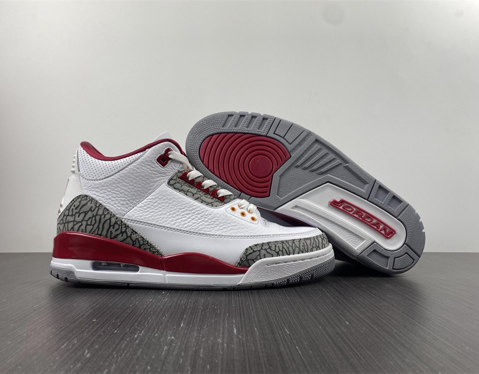 Air Jordan 3 Retro Cardinal Red Ct8532 126 9 - www.kickbulk.cc