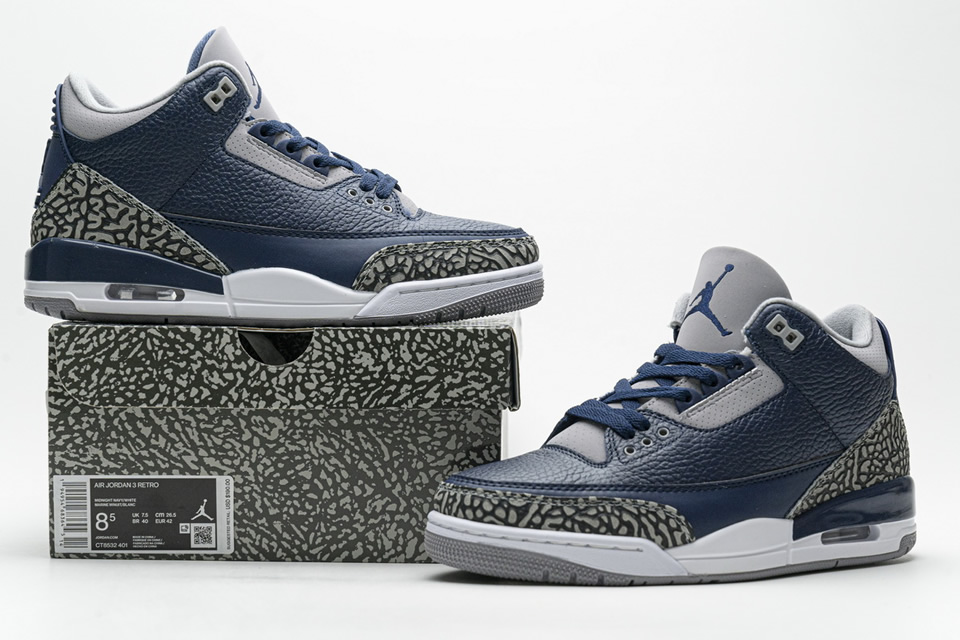 Nike Air Jordan 3 Midnight Navy Ct8532 401 3 - www.kickbulk.cc